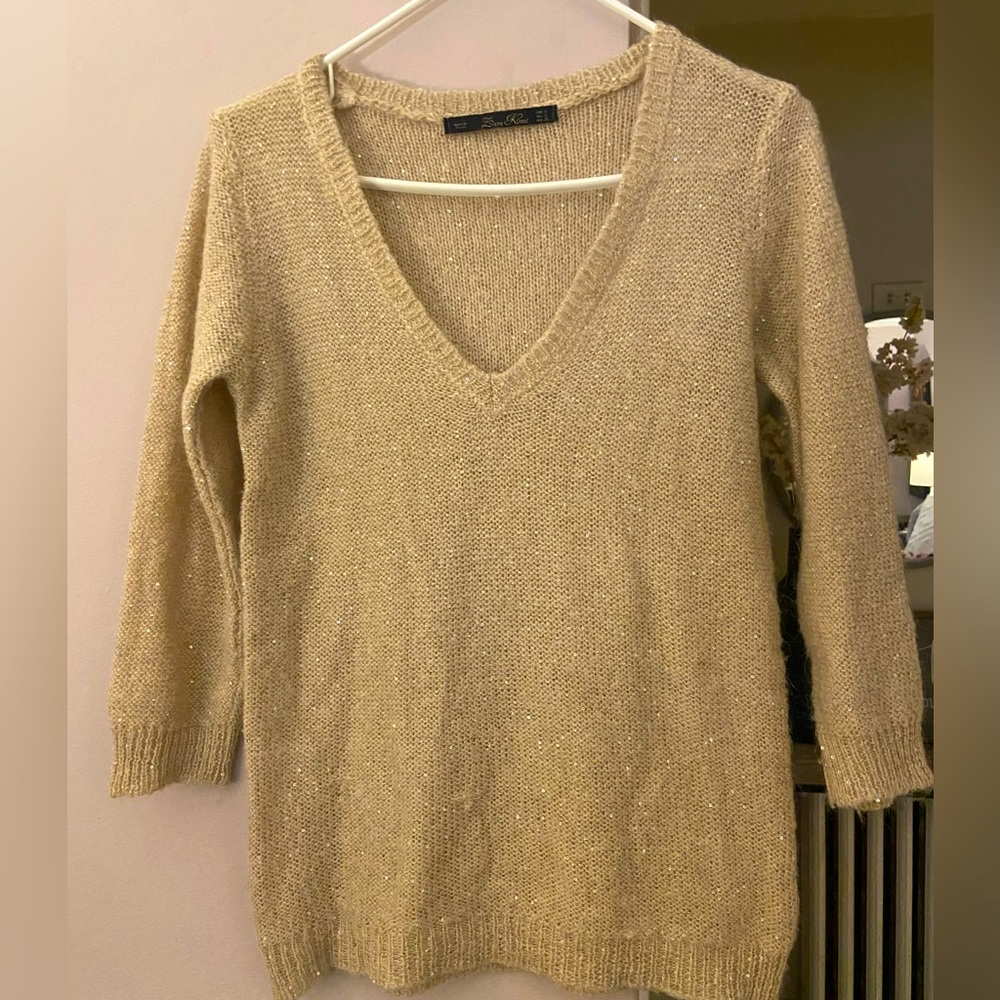 Zara Knit Tan Sweater